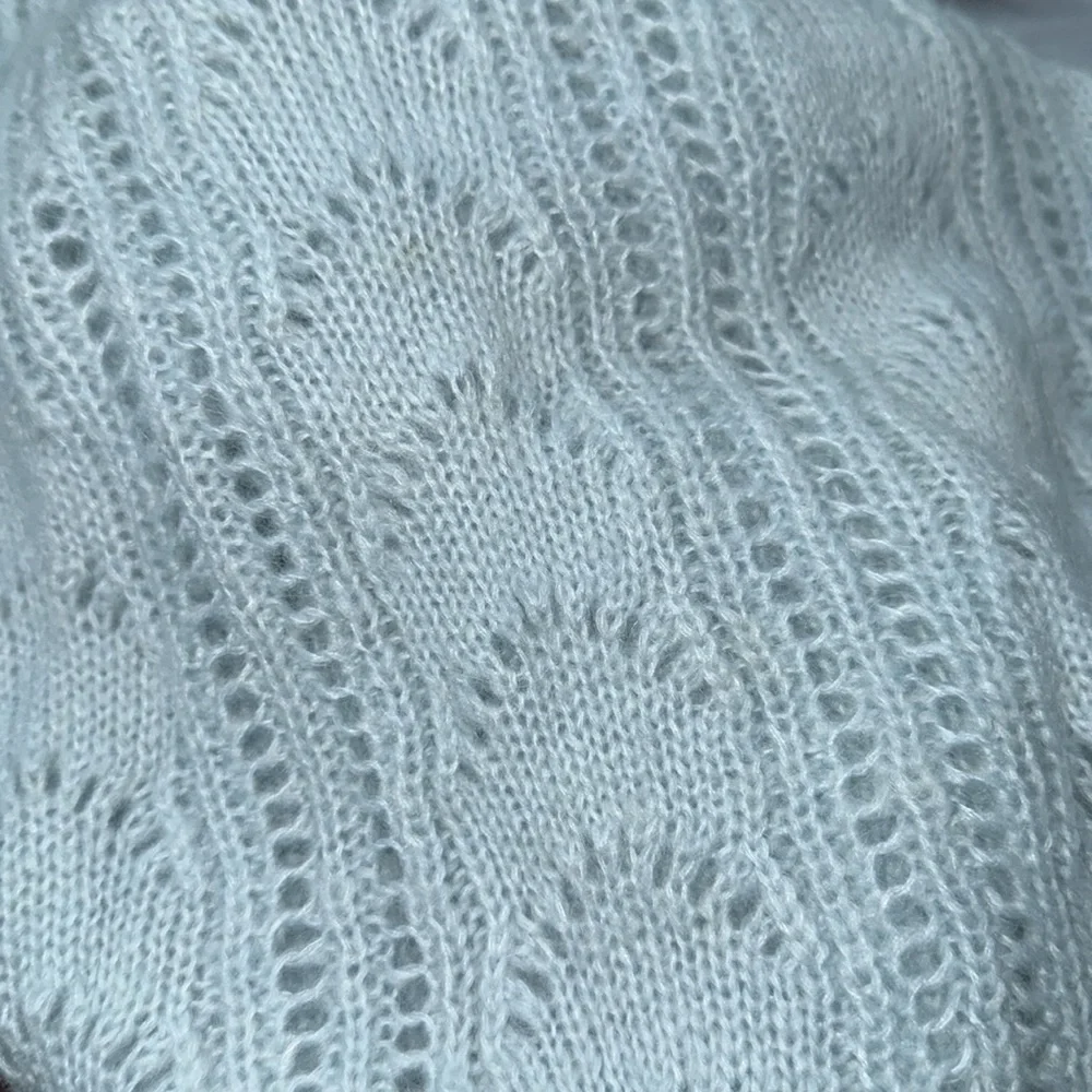 Boden Light Blue V-Neck Sweater - Picture 6 of 8